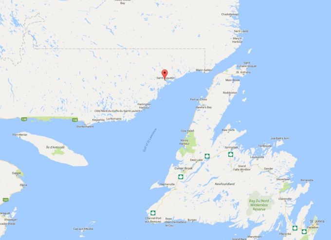 Pakuashipi Quebec google maps location 2017